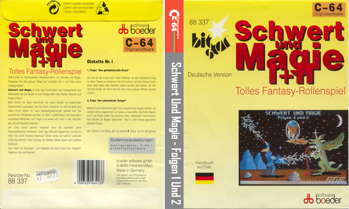 Schwert & Magie - Folge 1 & 2 — box-texture (DE)