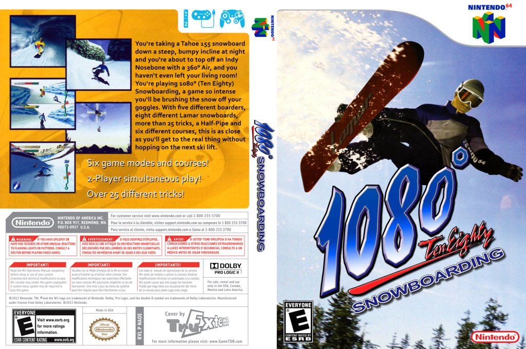 1080 Snowboarding — box-texture (US)