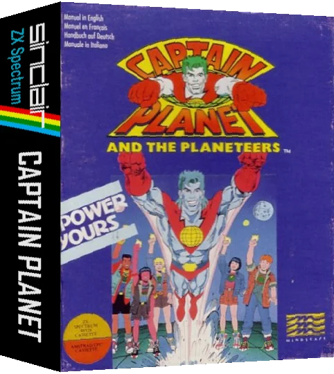 Captain Planet And The Planeteers — box-3D (EU)