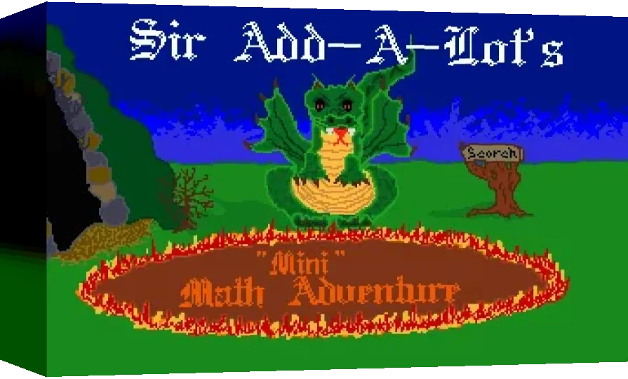 Sir Addalot's Mini Math Adventure — box-3D (WOR)