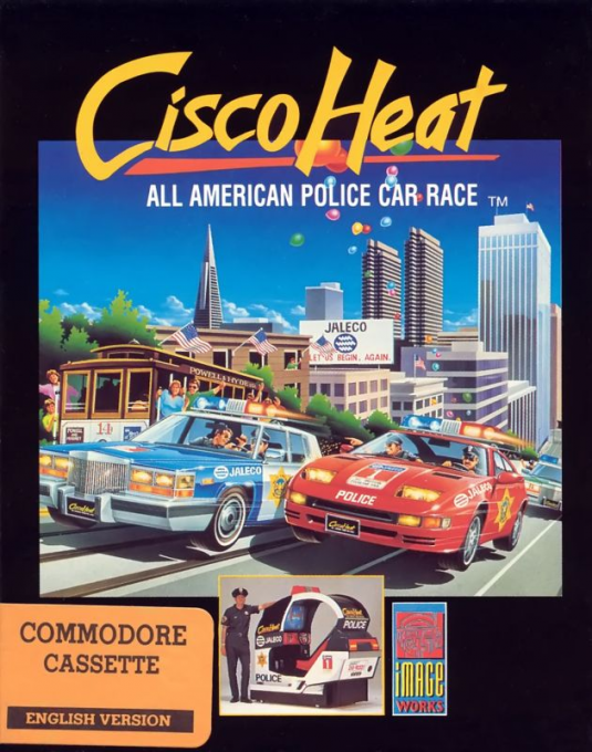 Cisco Heat - All American Police Car Race box art