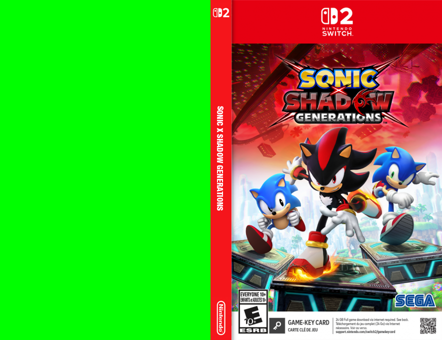 Sonic X Shadow Generations — box-texture (US)