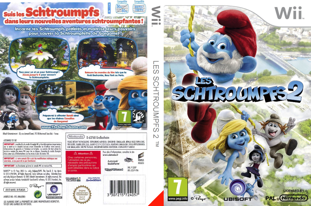 Smurfs 2, The — box-texture (FR)