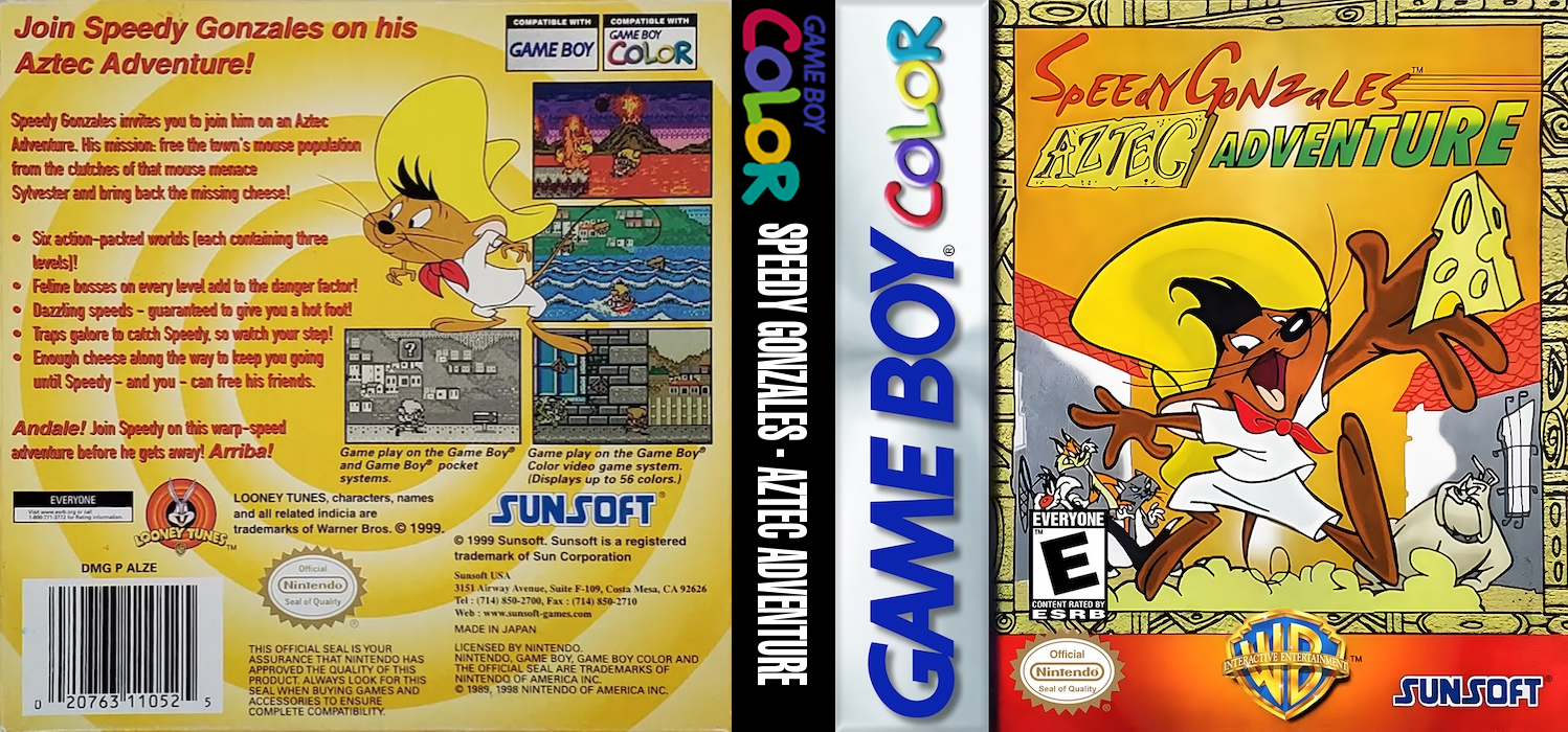 Speedy Gonzales : Aztec Adventure — box-texture (US)