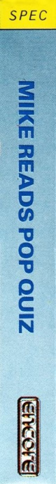 Mike Read's Pop Quiz — box-2D-side (EU)