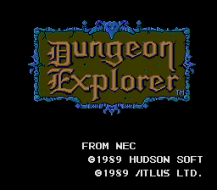 Dungeon Explorer — sstitle (JP)