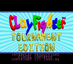 Clay Fighter - Tournament Edition — sstitle (US)