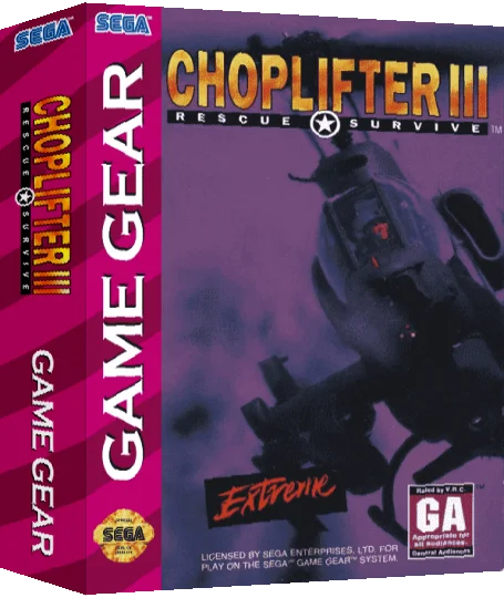 Choplifter III — box-3D (US)