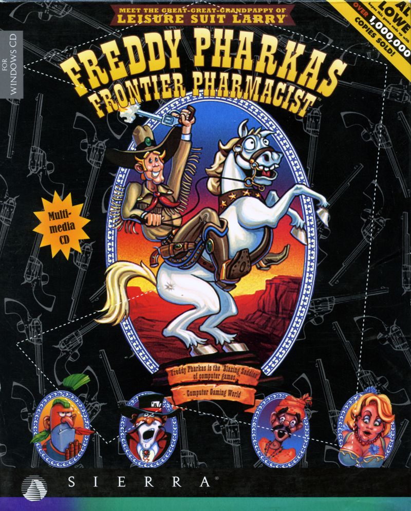 Freddy Pharkas: Frontier Pharmacist — box-2D (UK)