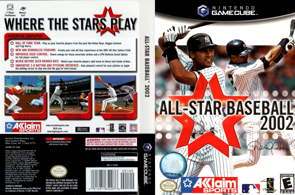All-Star Baseball 2002 — box-texture (US)