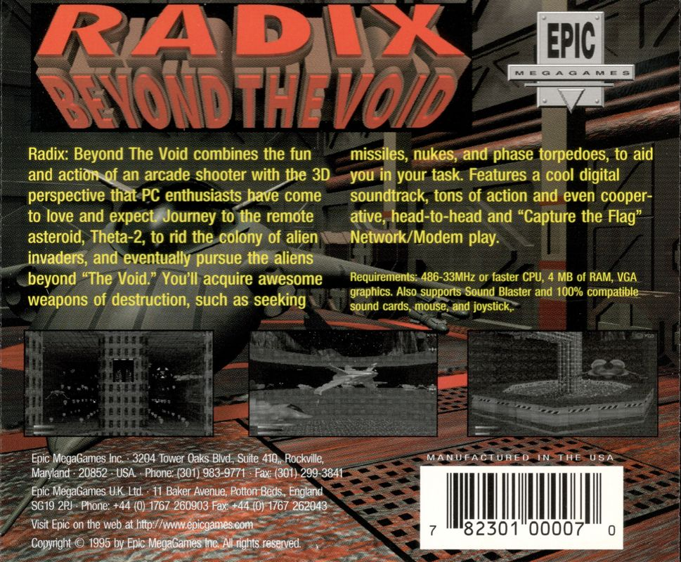 Radix - Beyond The Void — box-2D-back (CUS)