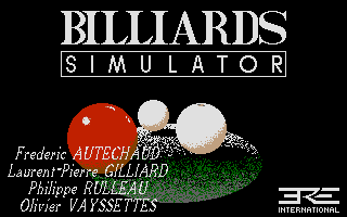 Billiards Simulator — sstitle (EU)