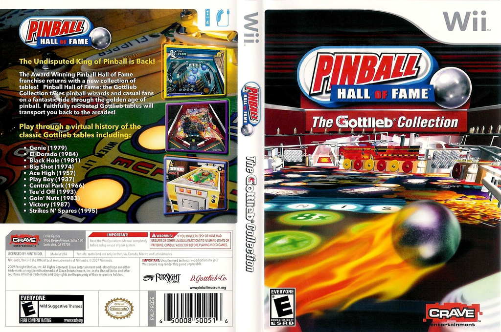 Pinball Hall Of Fame - The Williams Collection — box-texture (US)