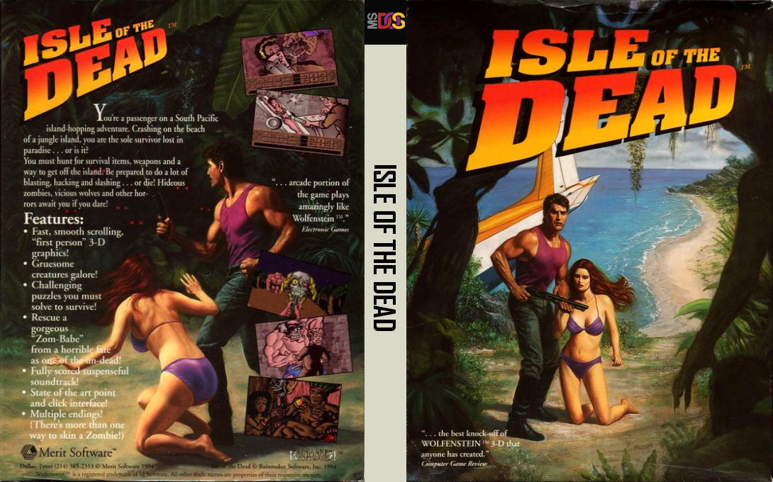 Isle Of The Dead — box-texture (US)