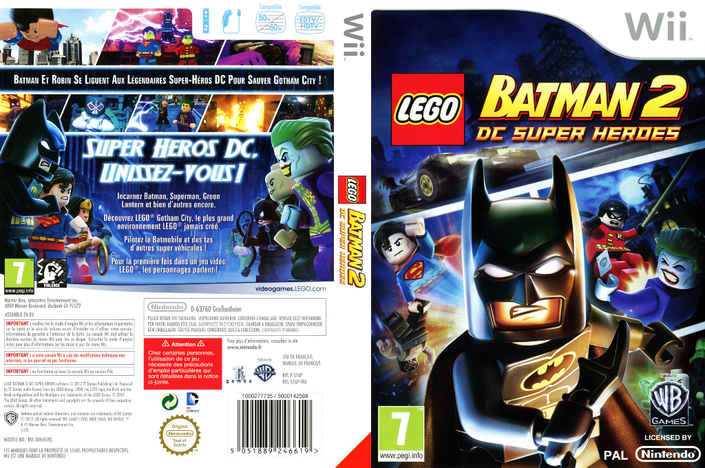 LEGO Batman 2 - DC Super Heroes — box-texture (FR)