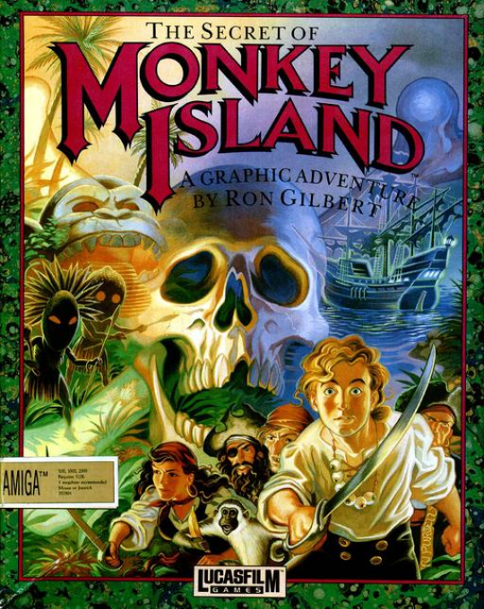 Secret of Monkey Island, The box art