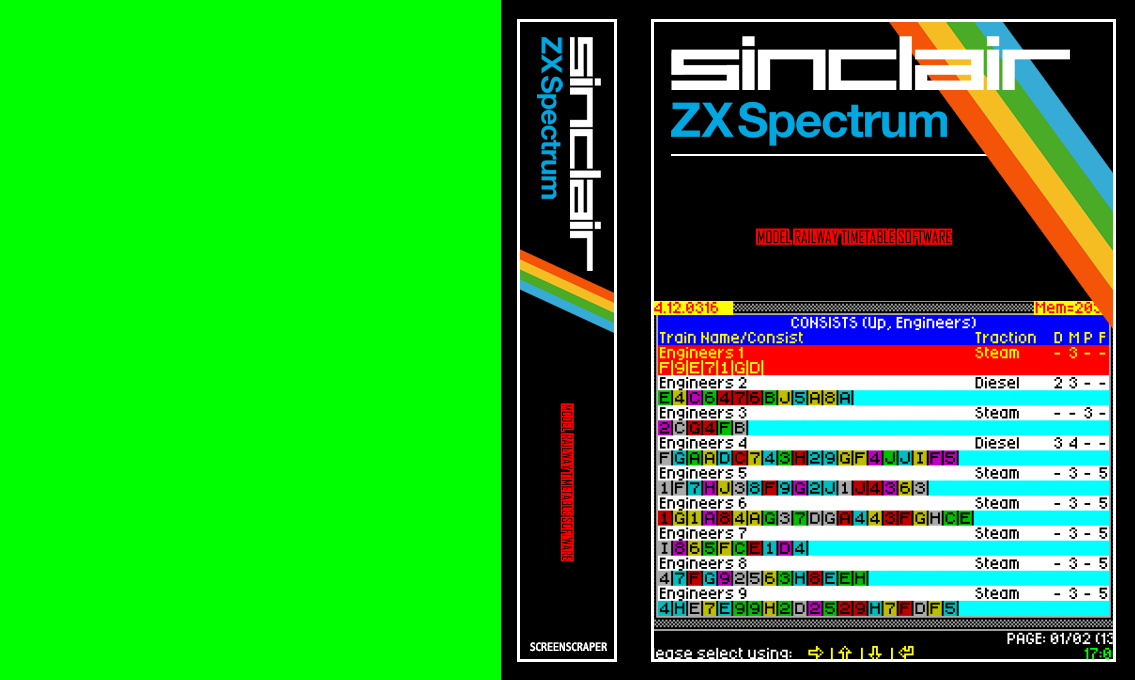 Model Railway Timetable Software — box-texture (SS)