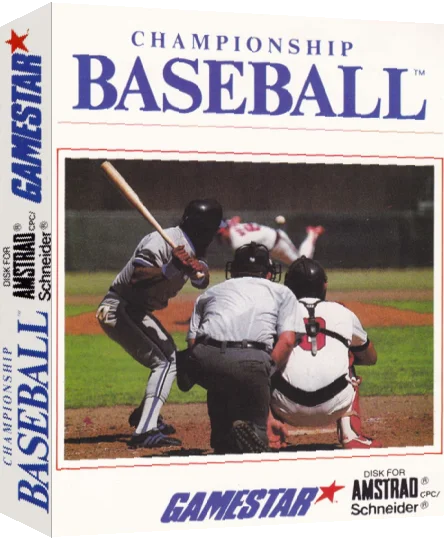 Championship Baseball — box-3D (EU)
