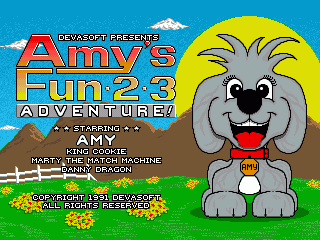 Amy's Fun-2-3 Adventure — sstitle (WOR)