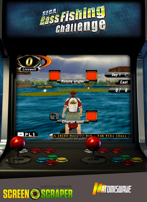 Sega Bass Fishing Challenge — box-2D (SS)