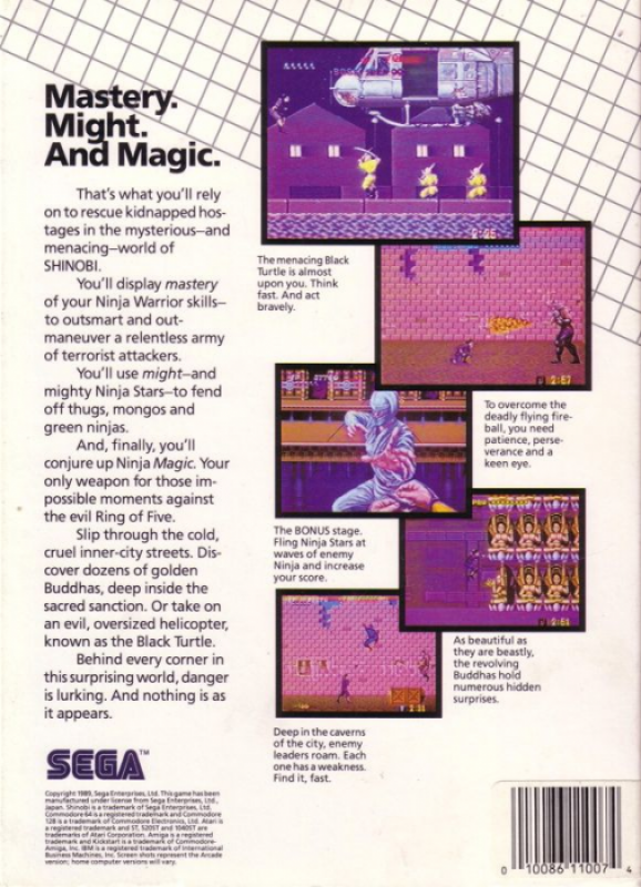 Shinobi — box-2D-back (US)