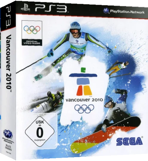 Vancouver 2010 - Le Jeu Vidéo Officiel Des Jeux Olympiques — box-3D (DE)