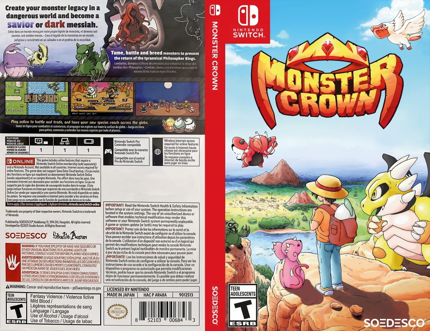 Monster Crown — box-texture (US)