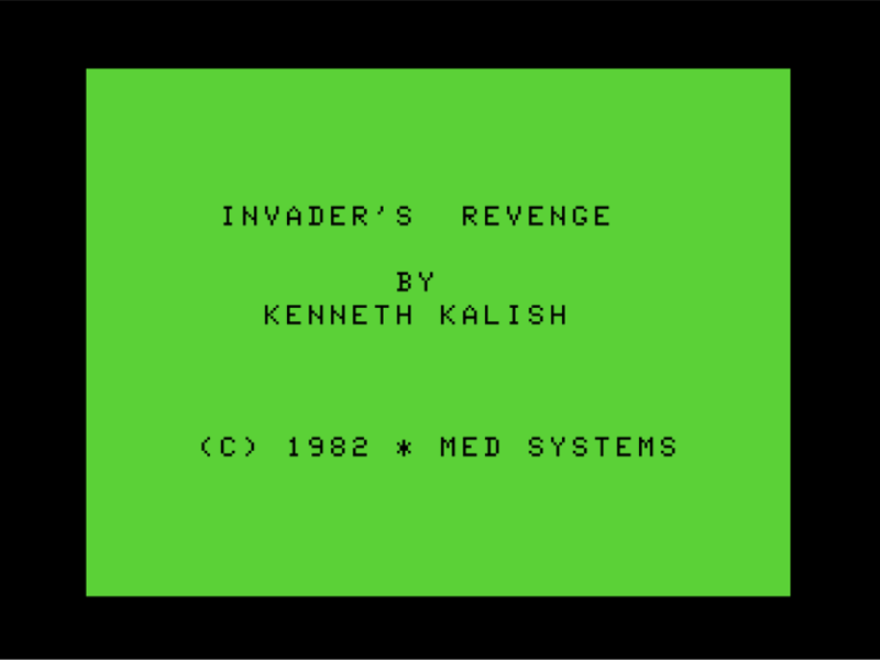 Invader's Revenge — sstitle (US)