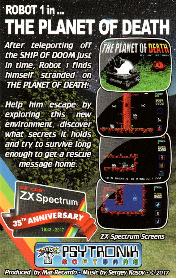Robot 1 in... THE PLANET OF DEATH!! — box-2D-back (WOR)