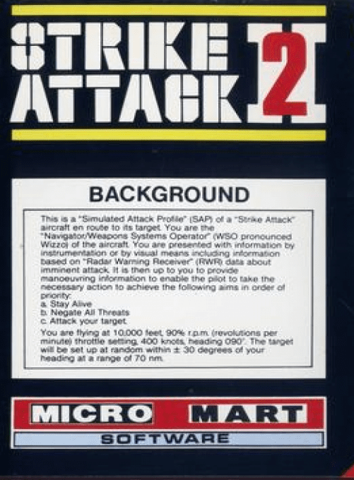 Strike Attack II — box-2D-back (WOR)