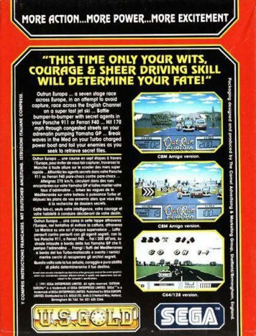 Out Run Europa — box-2D-back (EU)