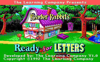 Reader Rabbit's Ready For Letters — sstitle (US)