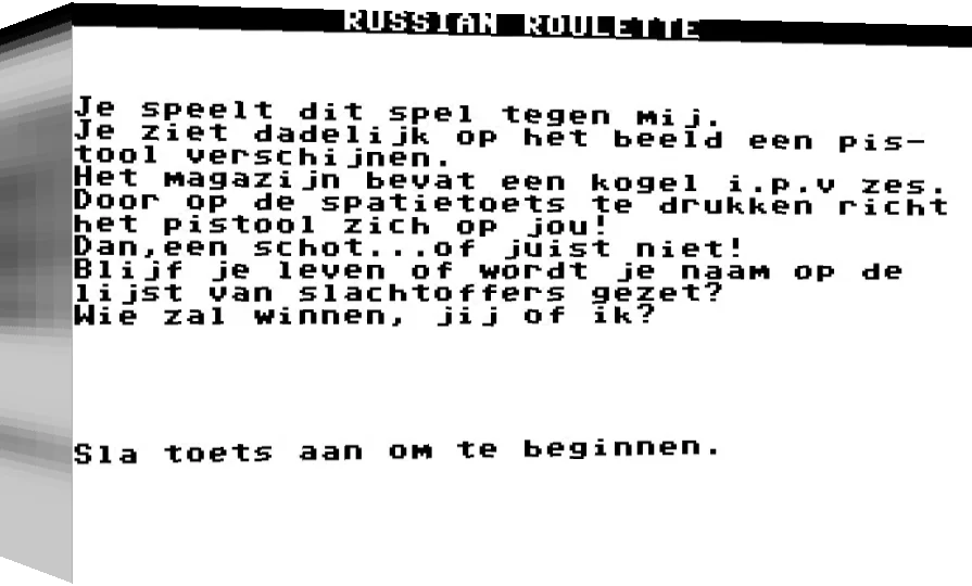 Russian Roulette — box-3D (WOR)