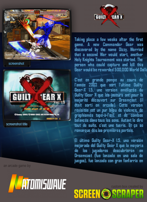 Guilty Gear X Ver. 1.5 — box-2D-back (SS)