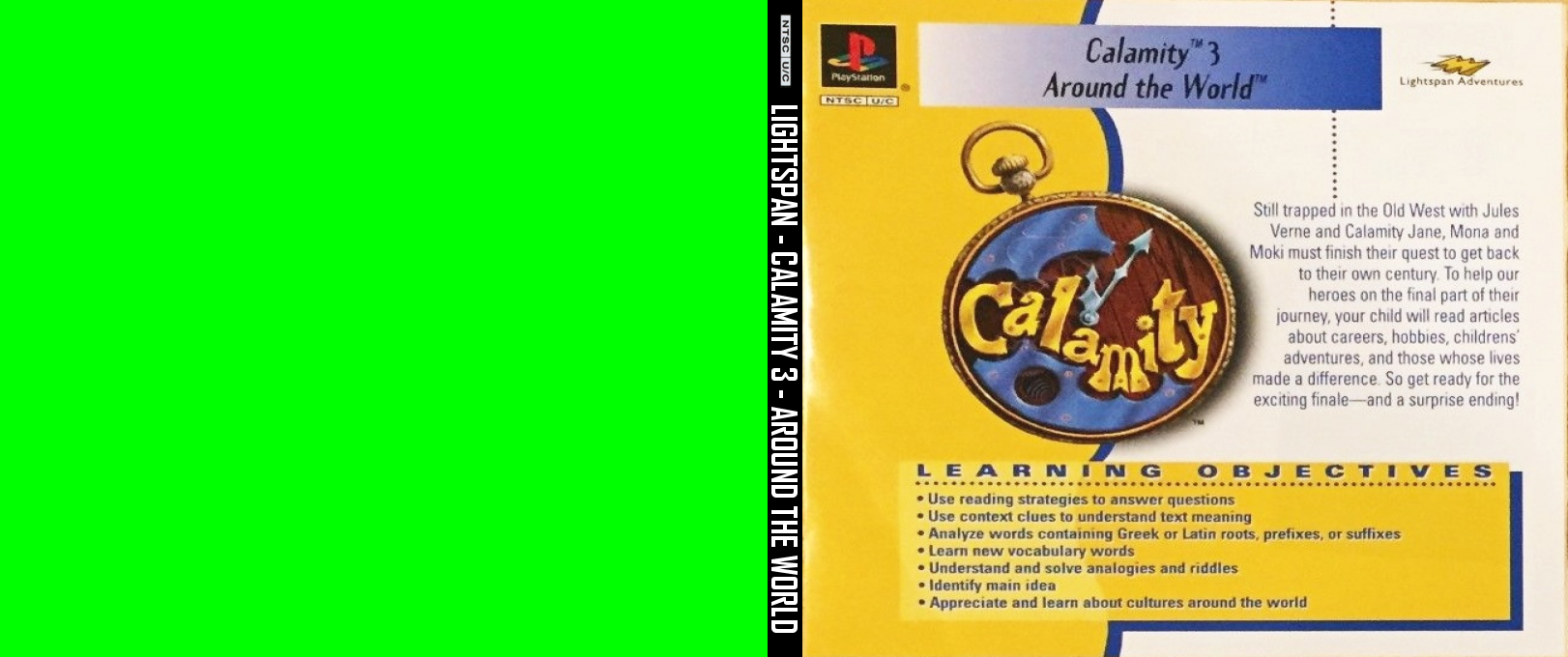 Calamity 3 - Around the World — box-texture (US)