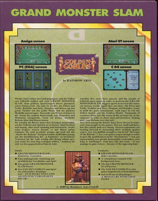 Grand Monster Slam — box-2D-back (EU)