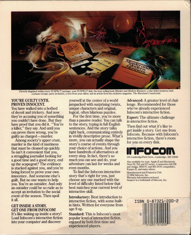 Suspect — box-2D-back (US)
