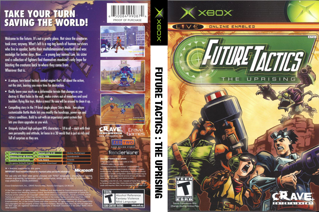 Future Tactics - The Uprising — box-texture (US)