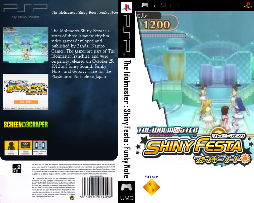 Idolmaster, The - Shiny Festa - Funky Note — box-texture (SS)