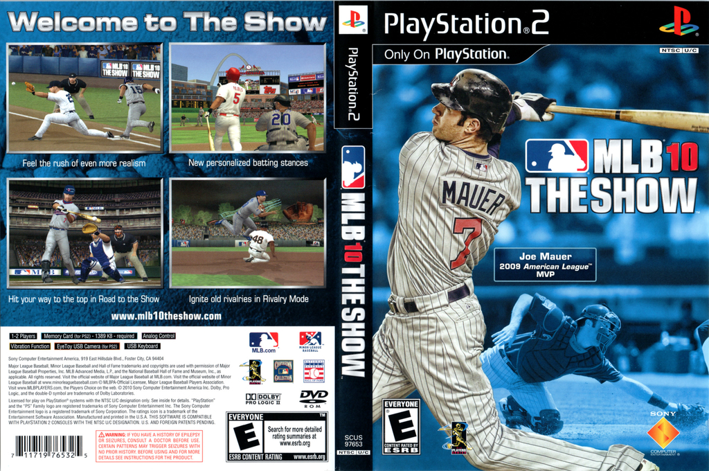 MLB 10 - The Show — box-texture (US)
