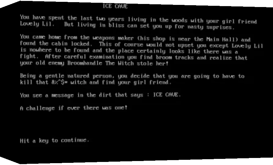 Eamon Adventure Disk II : The Ice Cave — box-3D (WOR)