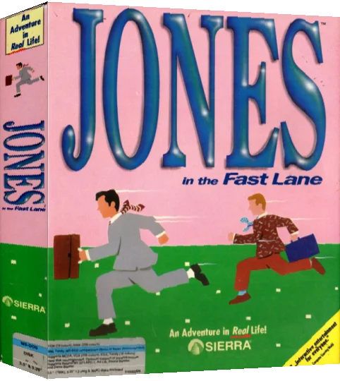 Jones In The Fast Lane — box-3D (US)