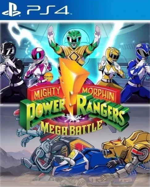 Saban's Mighty Morphin Power Rangers: Mega Battle box art
