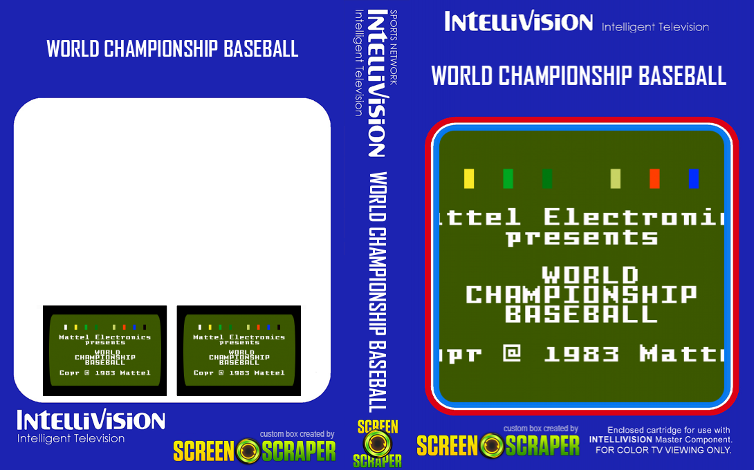 World Championship Baseball — box-texture (SS)