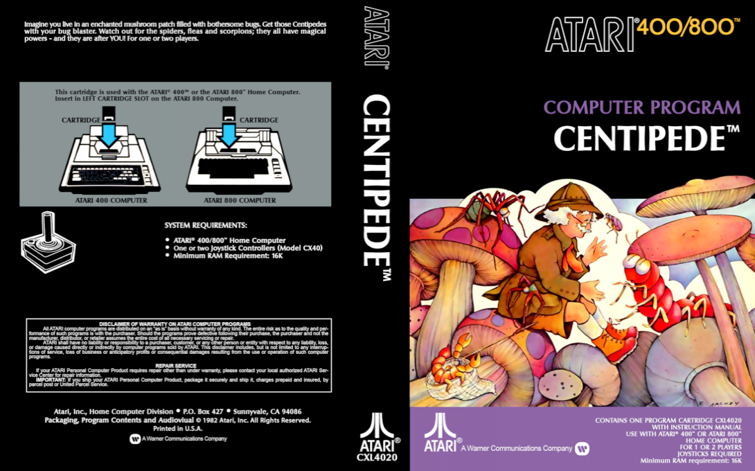 Centipede — box-texture (US)