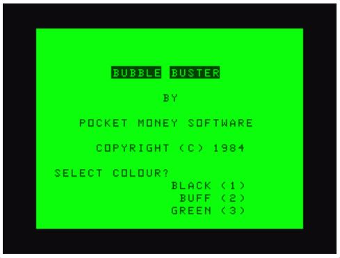 Bubble Buster — sstitle (WOR)