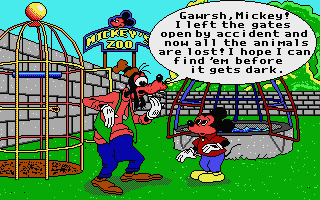 Mickey's Runaway Zoo — ss (WOR)