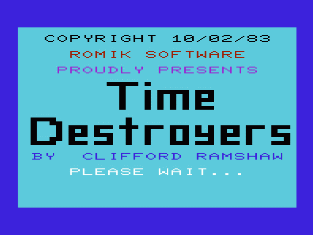 Time Destroyers — sstitle (WOR)