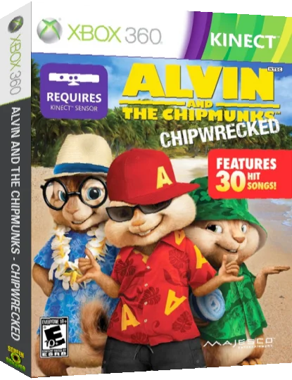 Alvin and the Chipmunks - Chipwrecked — box-3D (US)