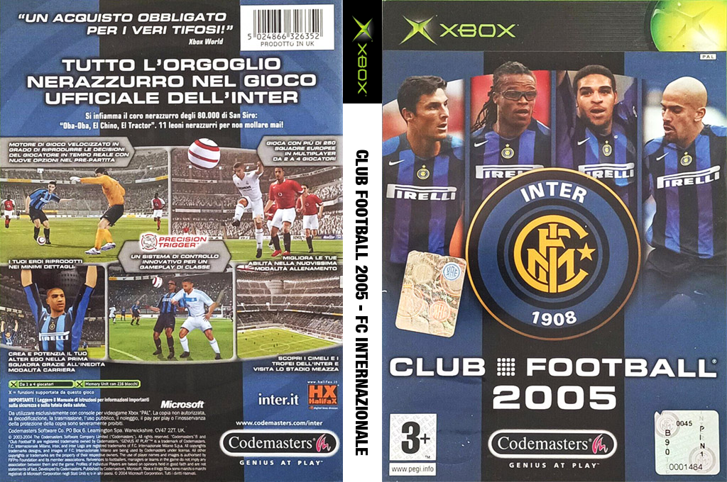 Club Football 2005 - FC Internazionale — box-texture (IT)